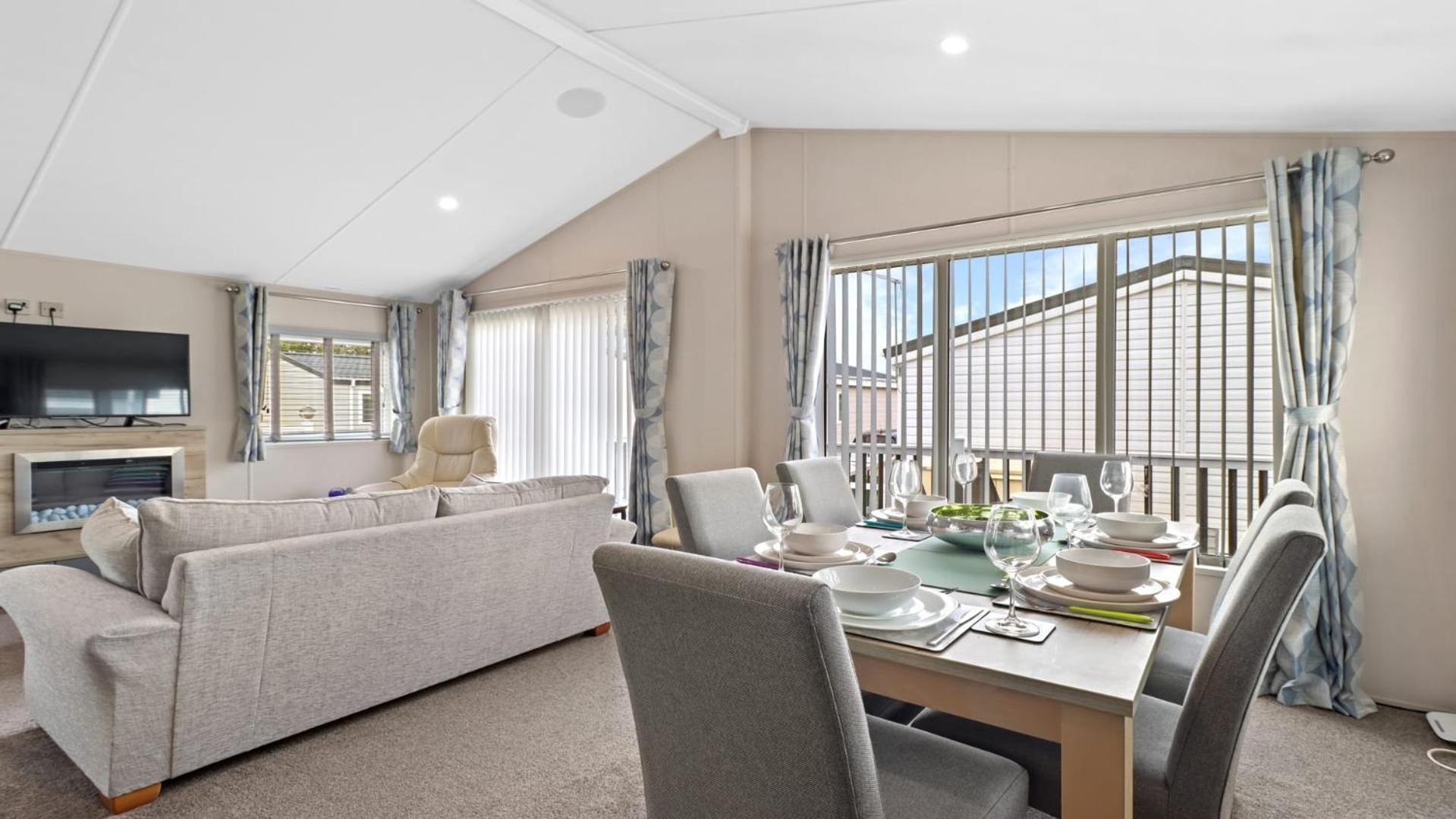 33 Beach Retreat Lodge Pevensey Bay Holiday Park Buitenkant foto